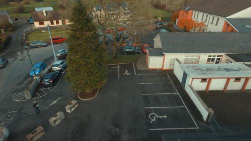 Drone Image of staff carpark